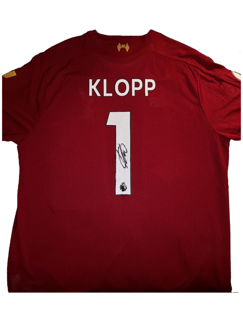 Jurgen Klopp Signed Liverpool Football 