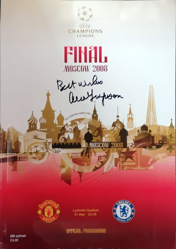 Manchester United Signed Program