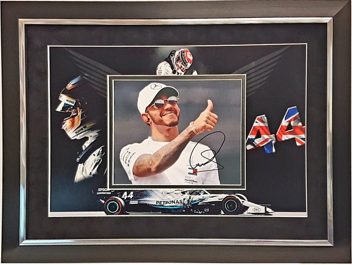 Lewis Hamilton Signed Picture Authentic Memorabilia