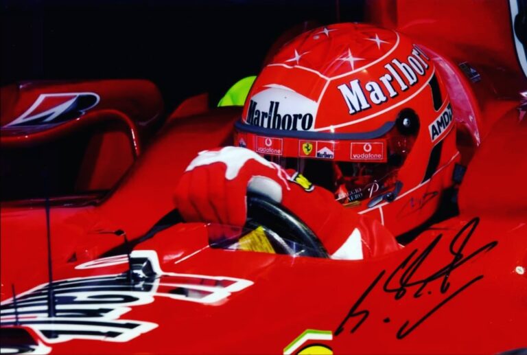 Michael Schumacher Signed Picture - Authentic Memorabilia