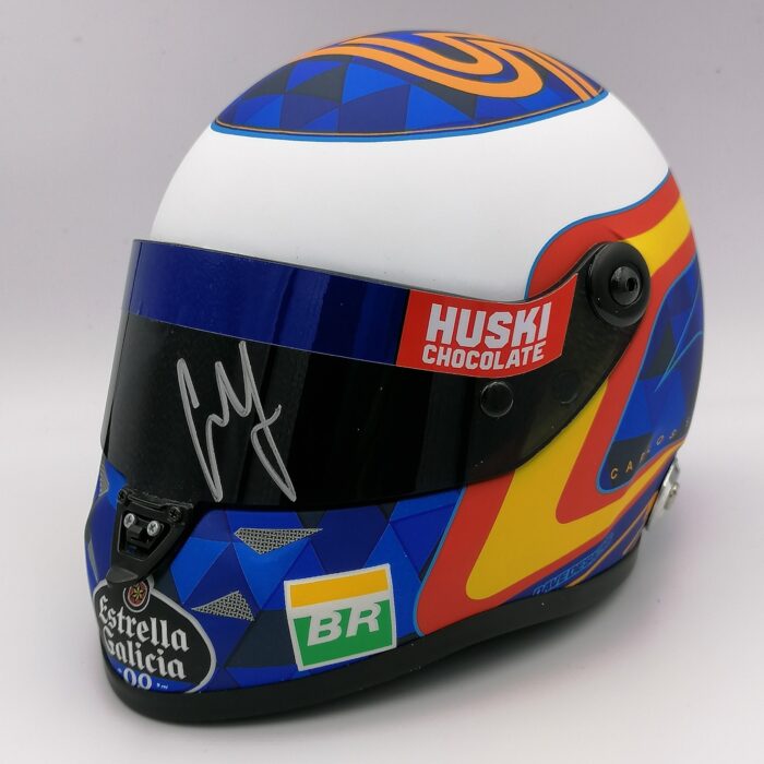 Carlos Sainz Autographed Helmet