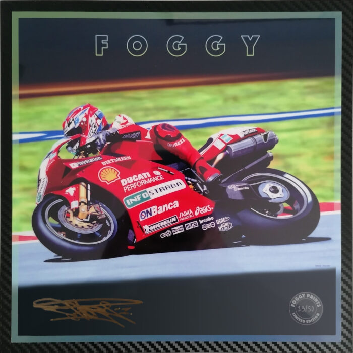 Carl Fogarty Autographed Limited Edition Plaque