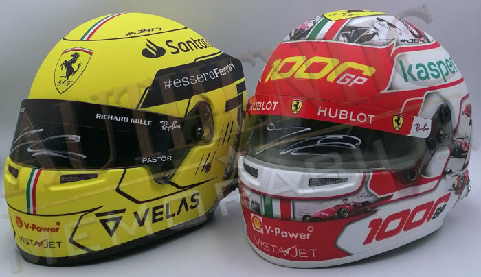 Charles Leclerc Signed Limited Edition Helmets