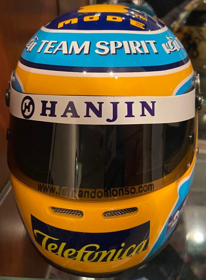 Fernando Alonso Autographed Helmet