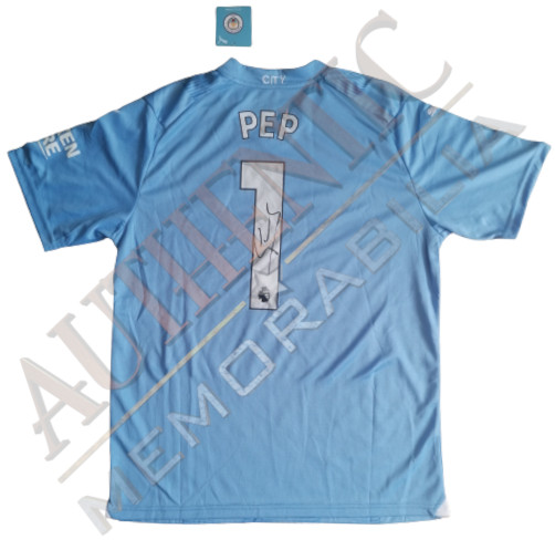 Pep Guardiola autographed shirt