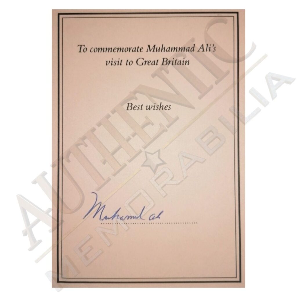 Muhammad Ali Signature