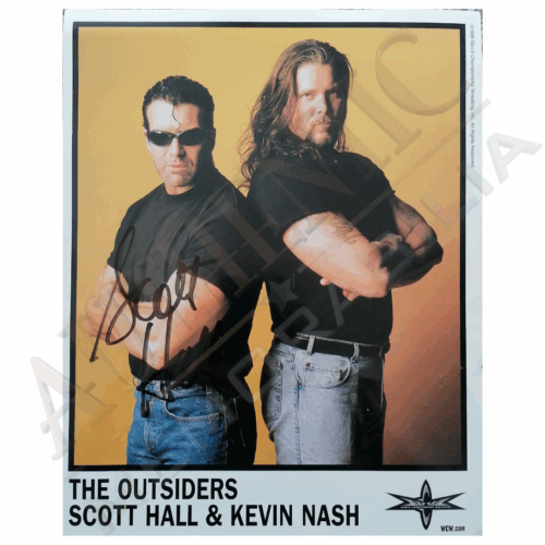 Scott Hall Signed Picture