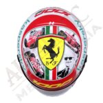 Charles Leclerc Signed Ferrari 1000th Grand Prix Helmet