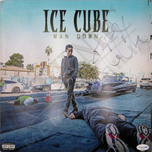 Ice Cube Signed Man Down Vinyl