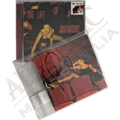 Taylor Swift The Life Of A Showgirl CD with Signed Artcard