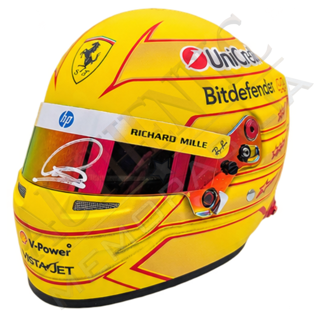 Lewis Hamilton 2026 Signed 1:2 Scale Ferrari Helmet