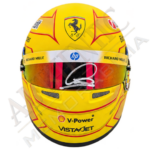 Lewis Hamilton signed 2026 Ferrari helmet front view