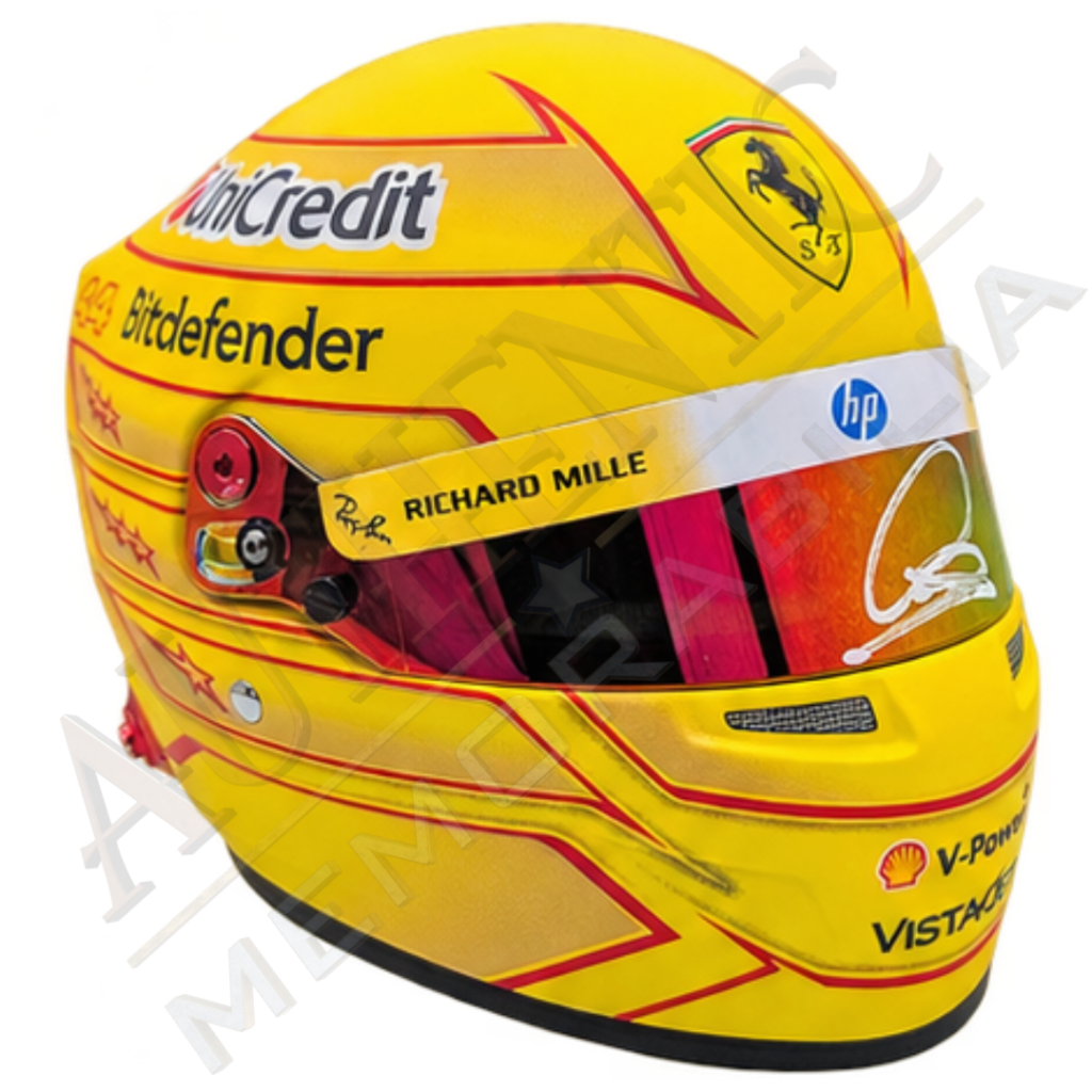 Lewis Hamilton Autographed Helmet