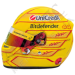 Lewis Hamilton 2026 Ferrari 1:2 scale helmet showing number 44